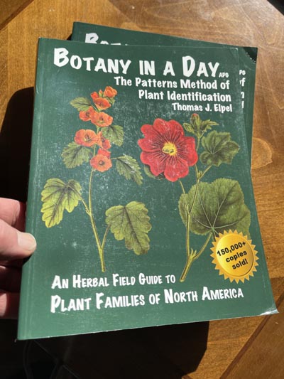 Discount cover-damaged Botany in a Day book.